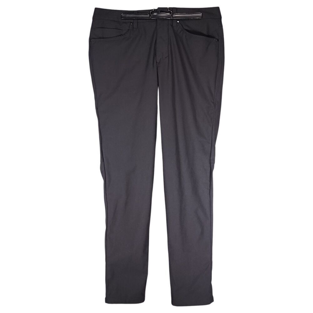 Lululemon Pants 31 Mens Black Commission Abc Chino Classic Polyester Comfort
